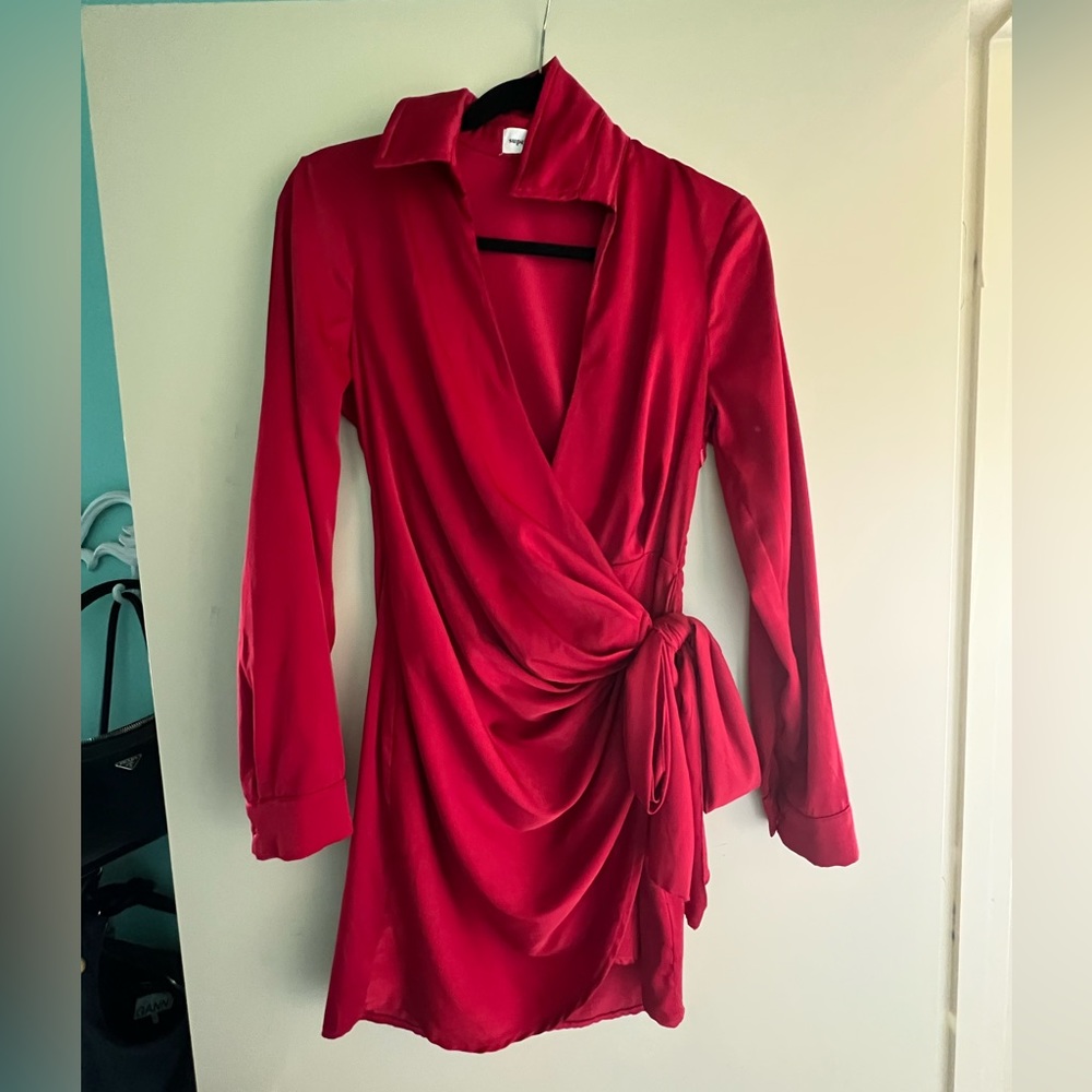 Super down Red Dress